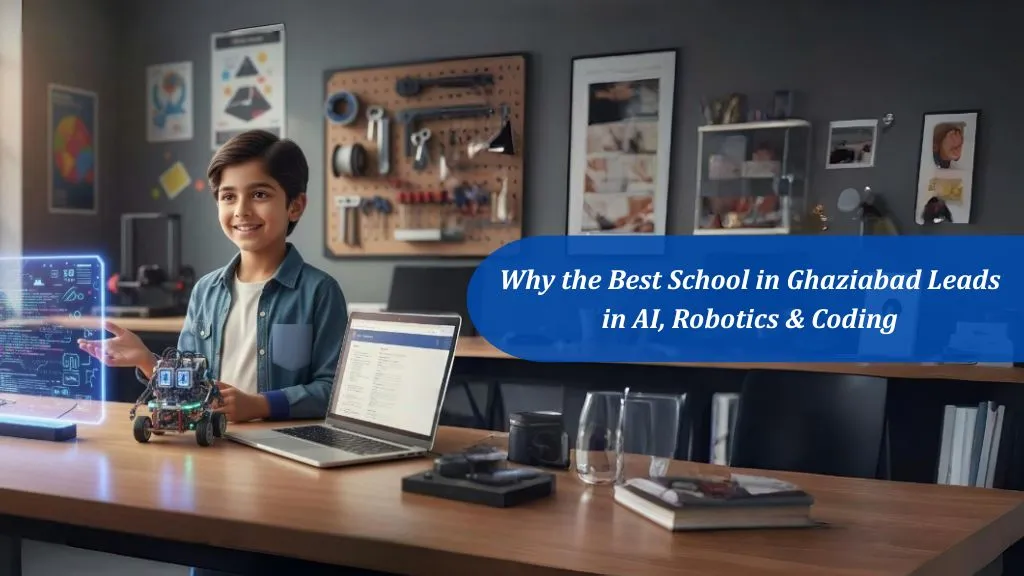 Why the Best School in Ghaziabad Leads in AI, Robotics & Coding
