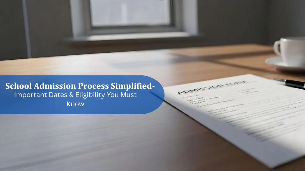 School Admission Process Simplified: Important Dates & Eligibility You Must Know