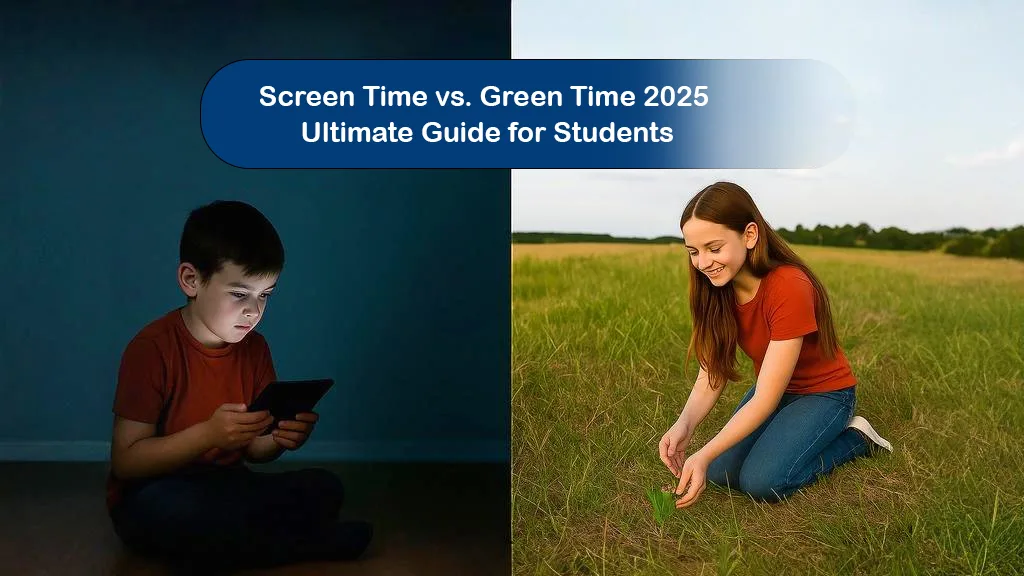 Screen Time vs. Green Time 2025: Ultimate Guide for Students